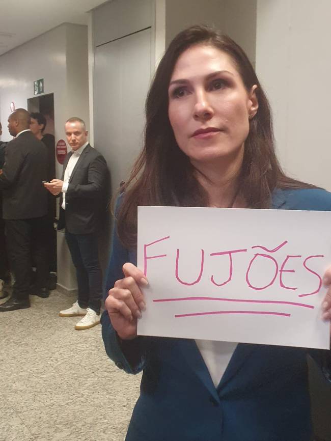 Marina Helena (NOVO), candidata à prefeitura de São Paulo, chega à ESPM para debate de VEJA