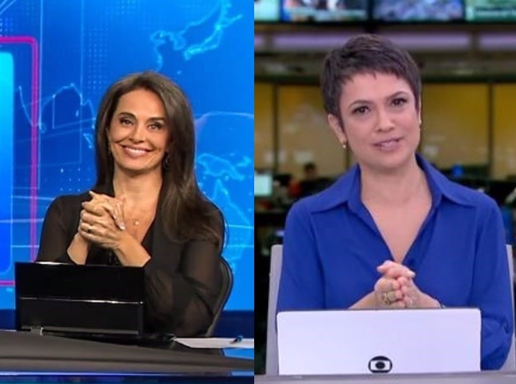 Carla Vilhena diz que Sandra Annenberg quebrou regra do JN