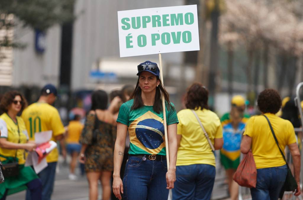 Manifestação do 7 de Setembro de Jair Bolsonaro na Avenida Paulista, em São Paulo Manifestação do 7 de Setembro de Jair Bolsonaro na Avenida Paulista, em São Paulo