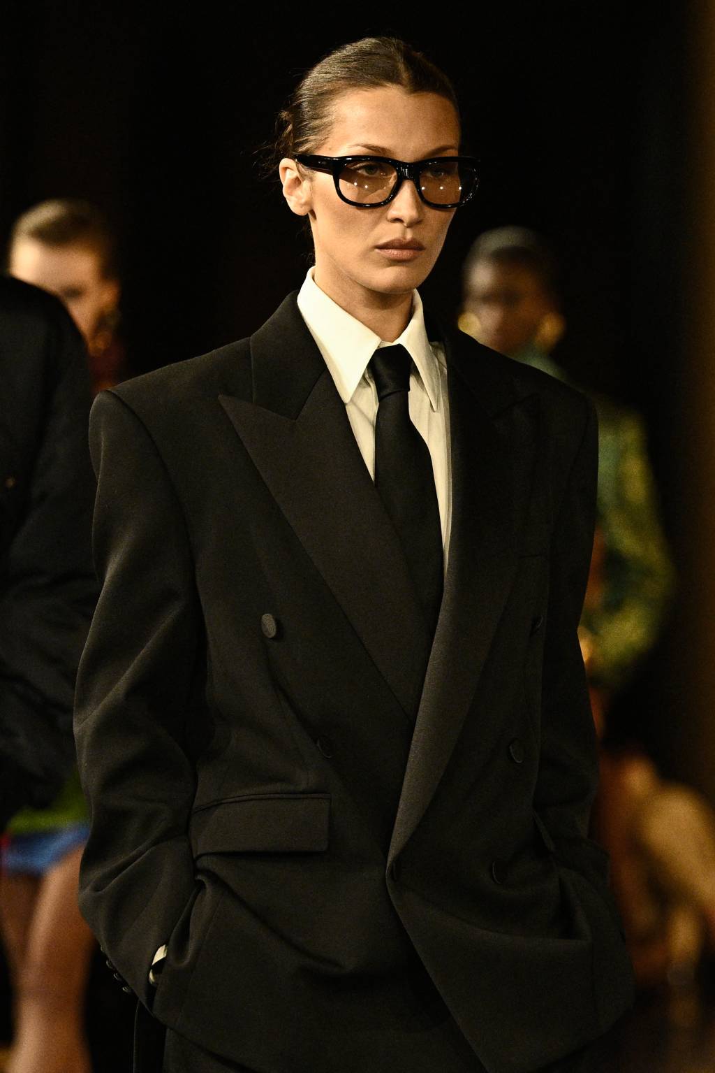 FASHION-FRANCE-WOMEN-SAINT LAURENT FASHION-FRANCE-WOMEN-SAINT LAURENT