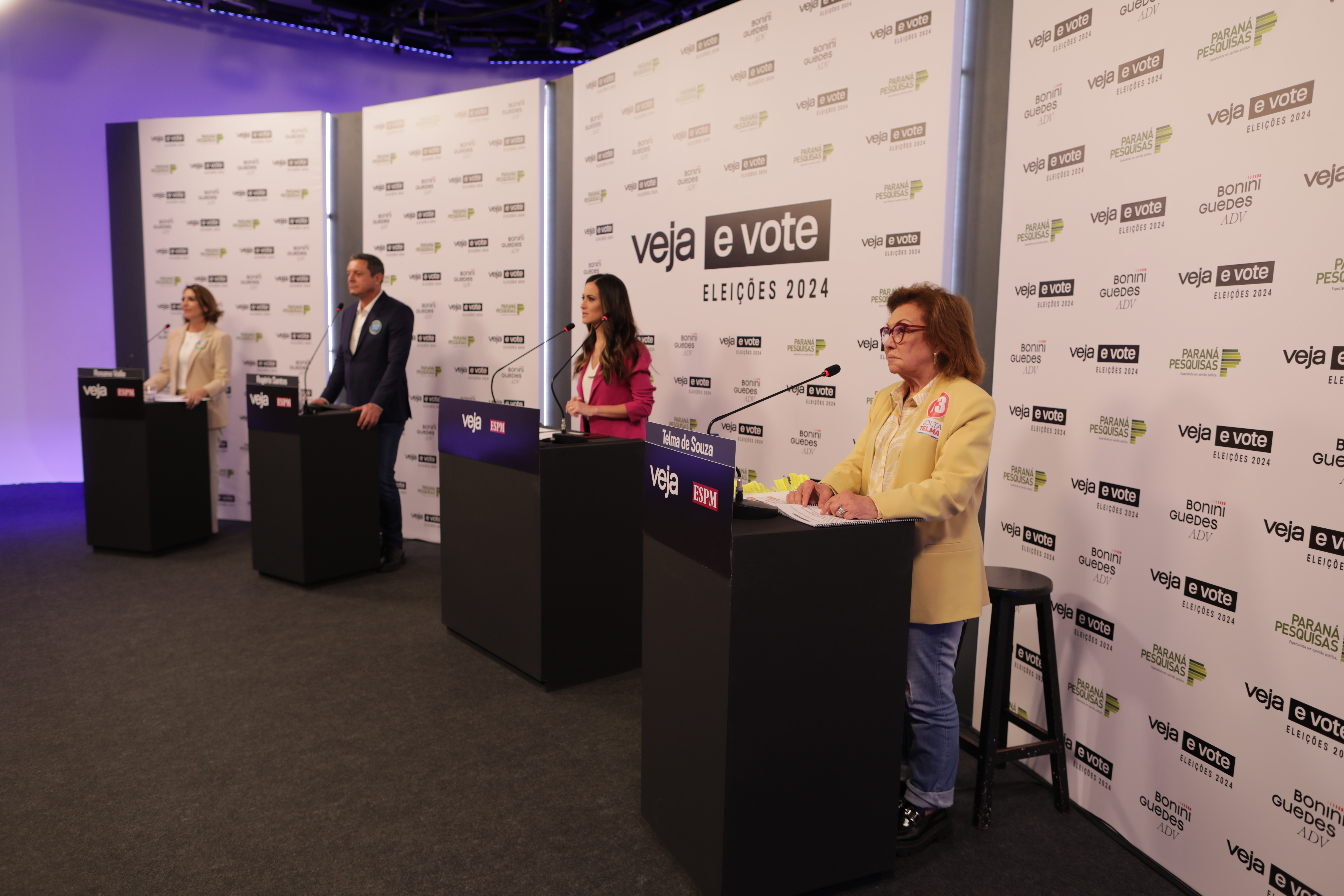 Segurança e educação dominam debate VEJA para prefeitura de Santos