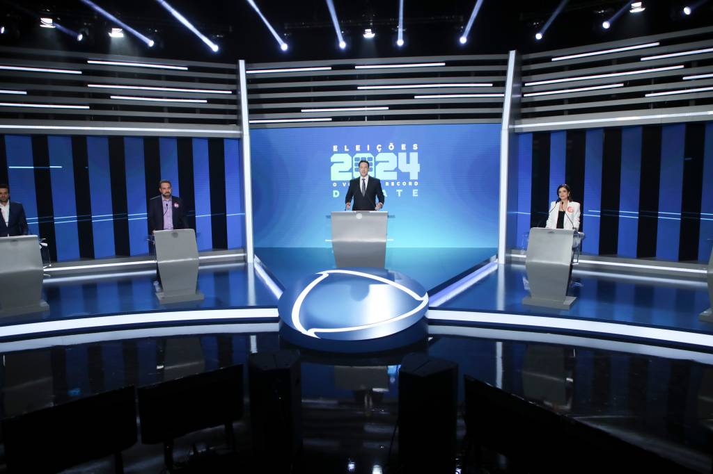 Debate da Record em SP tem regras duras, Marçal contido e Nunes como alvo