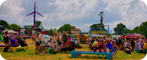 Turbina eólica abastece o festival de música Glastonbury, no Reino Unido