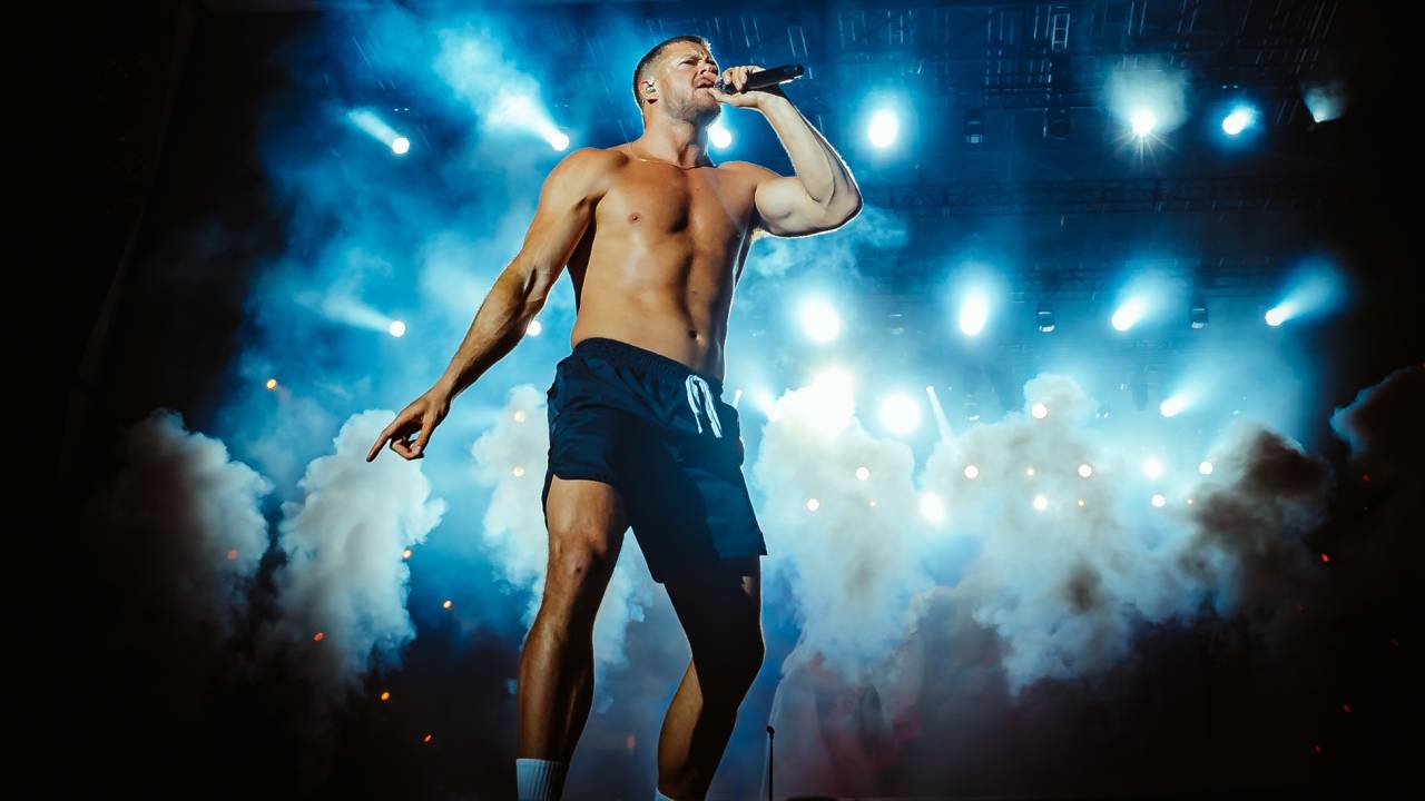 Imagine Dragons se apresenta no palco Mundo do Rock in Rio (14/09/2024)