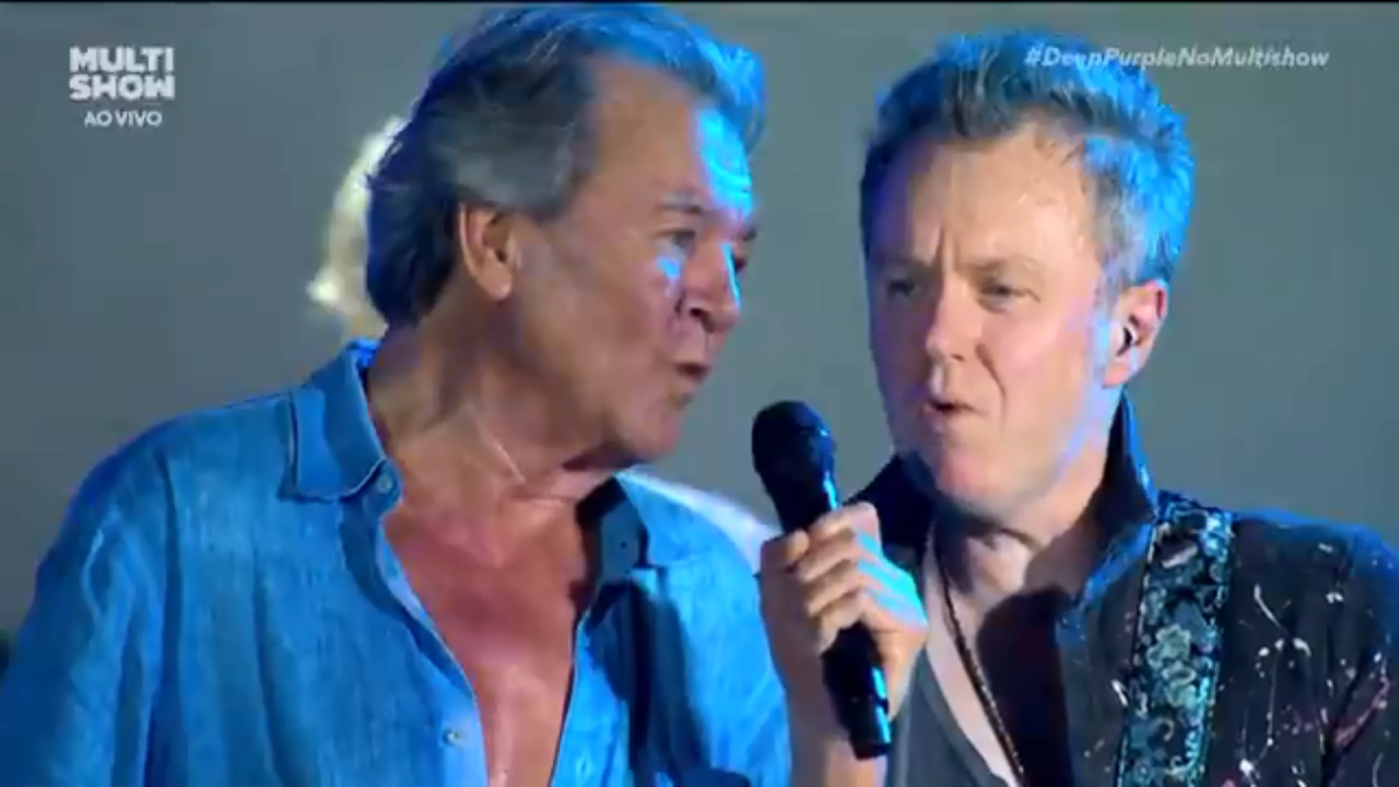 Ian Gillan e Simon McBride no show do Deep Purple no Rock in Rio (15/09/2024)