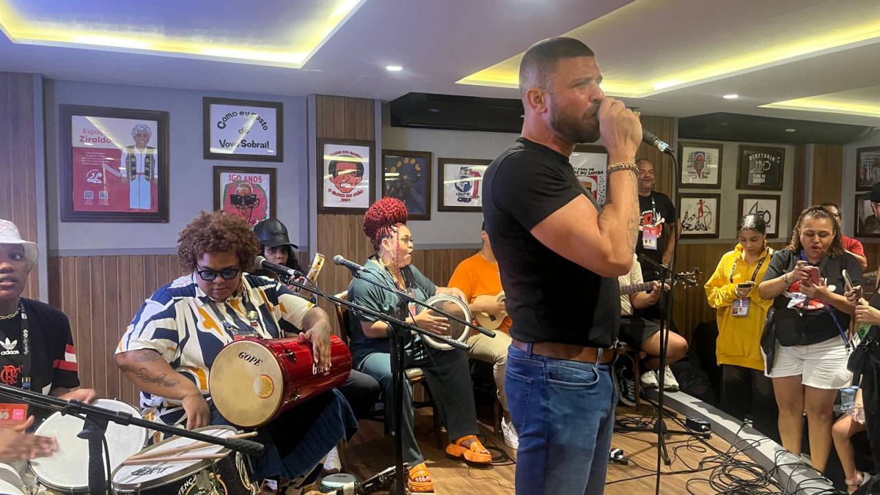 Diogo Nogueira no Clube do Samba no Rock in Rio