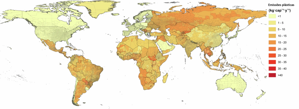 MAPA DO LIXO - Plástico: países que mais produzem