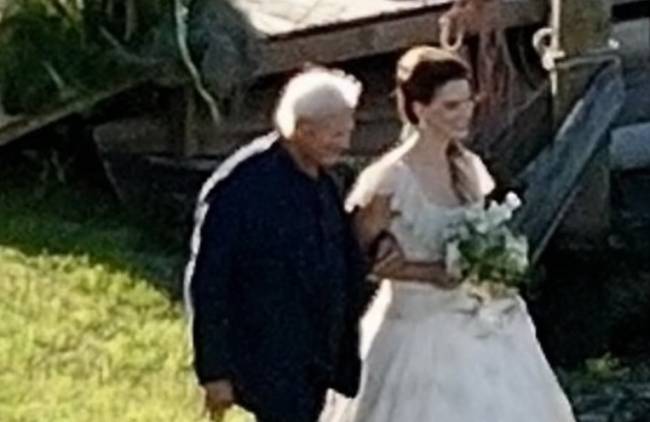 lana-pai Lana Del Rey com o pai no seu casamento