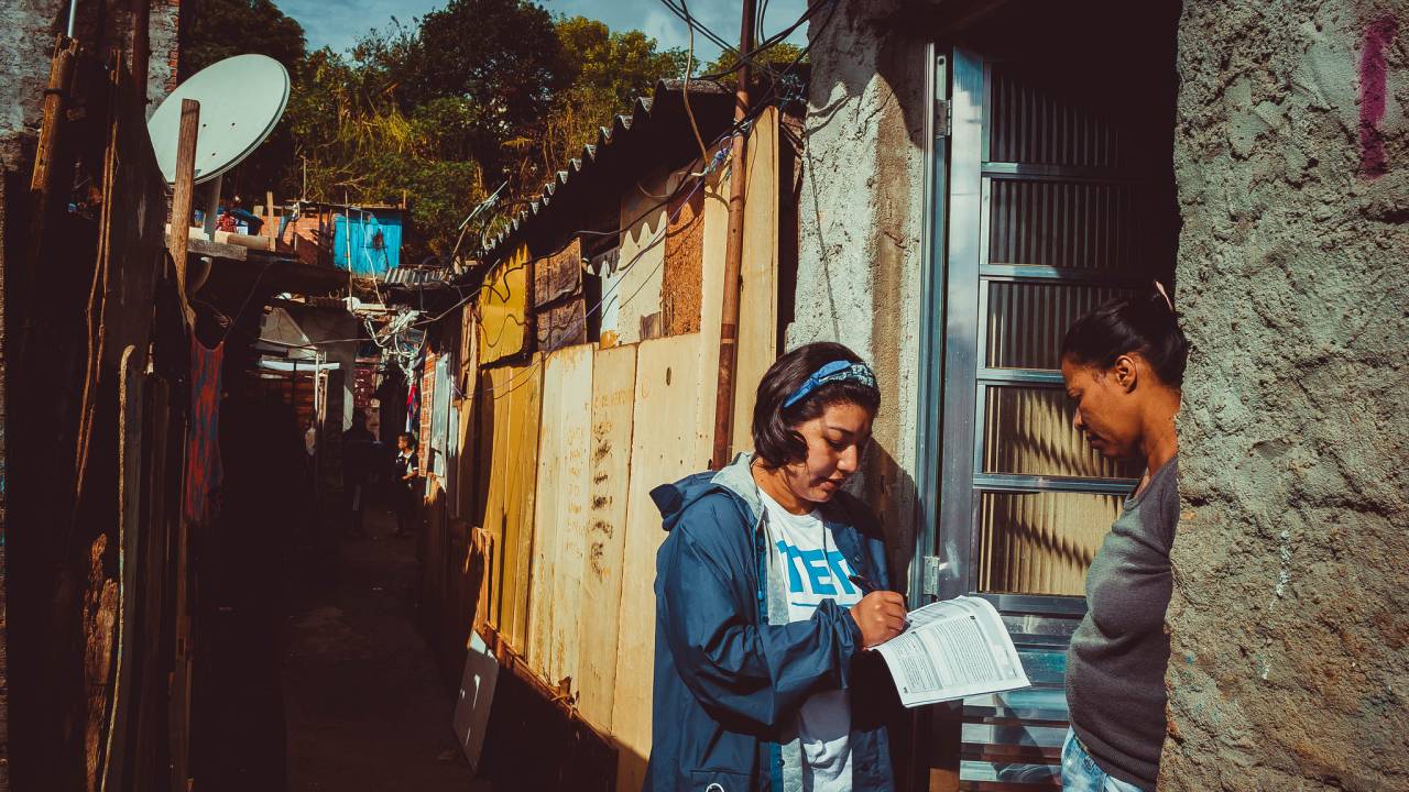 Pesquisa realizada pela ONG TETO Brasil