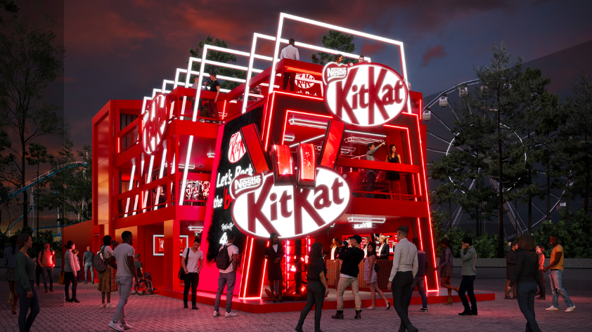 Espaço do Kit Kat no Rock in Rio