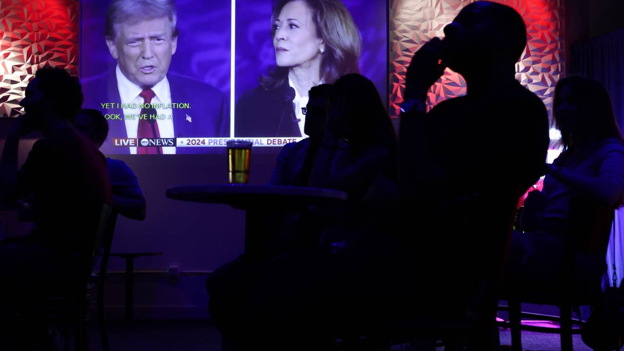 Donald Trump e Kamala Harris