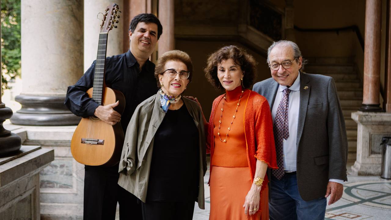 Paulo Aragão, Dalal Achcar, Rosana Lanzelotte e Ruy Castro