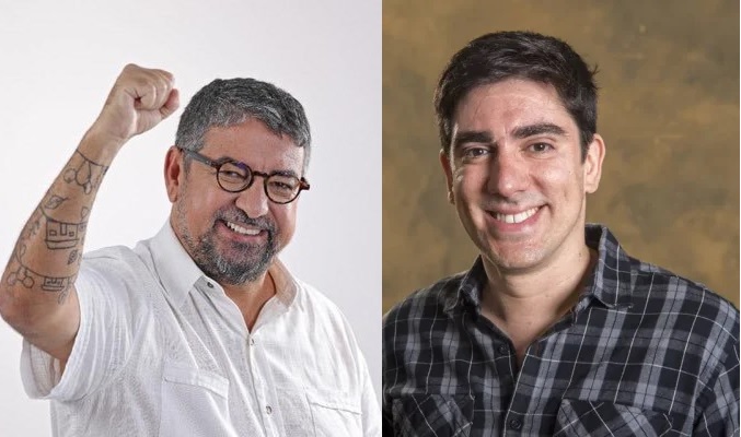 Washington Quaquá e Marcelo Adnet