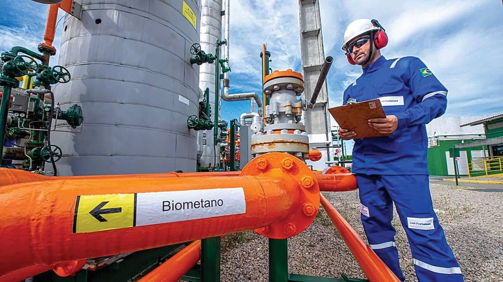 CTqKxICO-Biometano-biogas-jpg-copy UM NOVO GÁS - Para o biometano, um combustível gasoso, a meta é até 2030 ser 10% de uma mistura com o gás natural