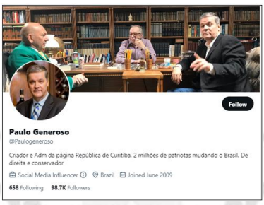 Captura de tela 2024-11-26 181649 Antigo perfil de Paulo Generoso, suspenso por ordem judicial