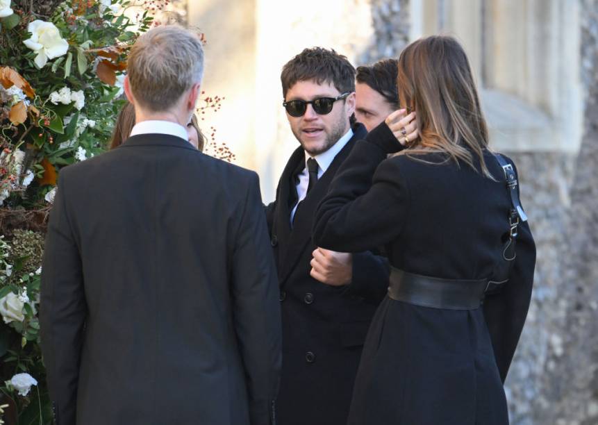 Niall Horan no funeral de Liam Payne, ex-companheiro de One direction