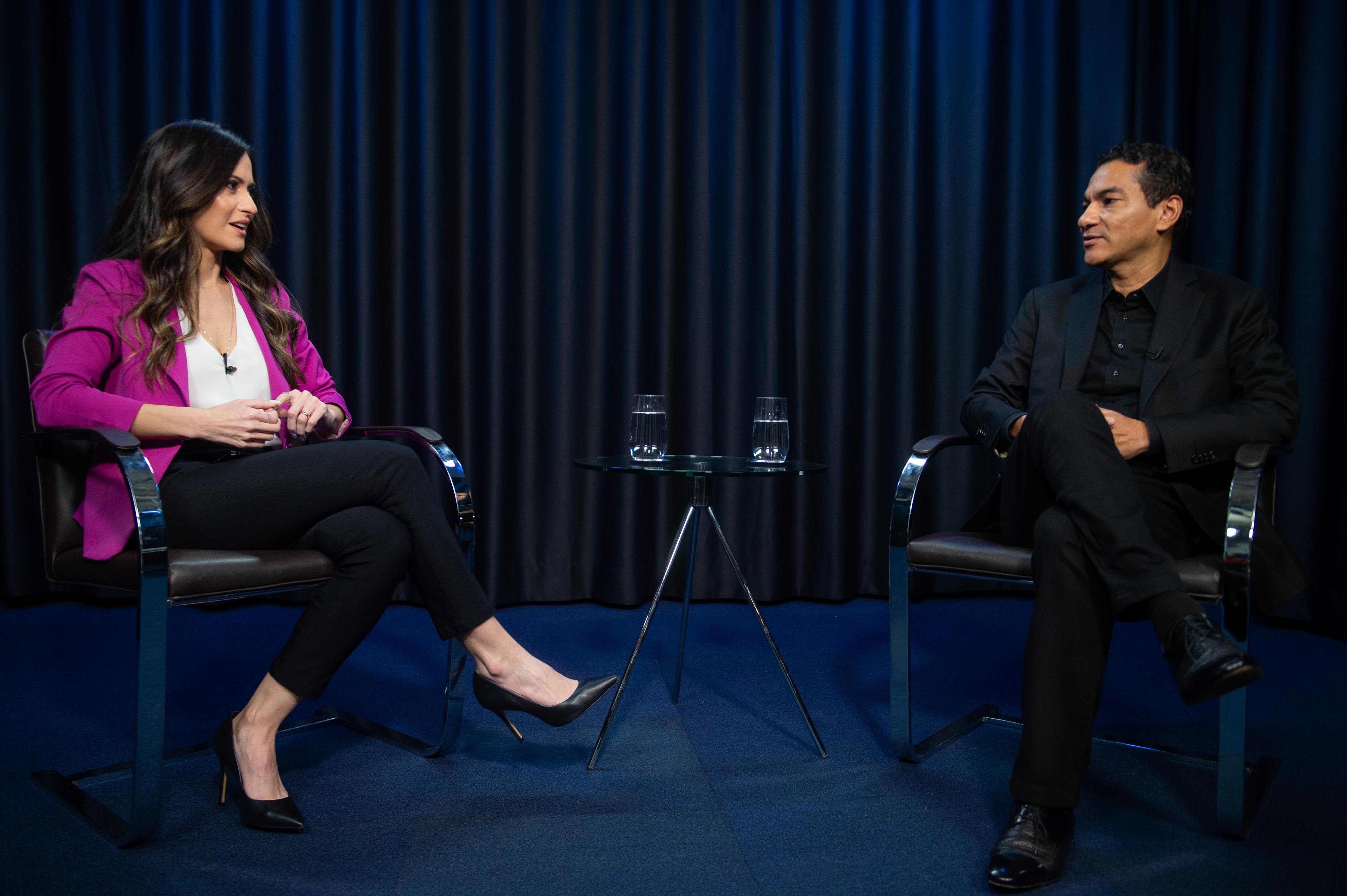 idente do Republicanos, Marcos Pereira, em entrevista a jornalista Marcela Rahal