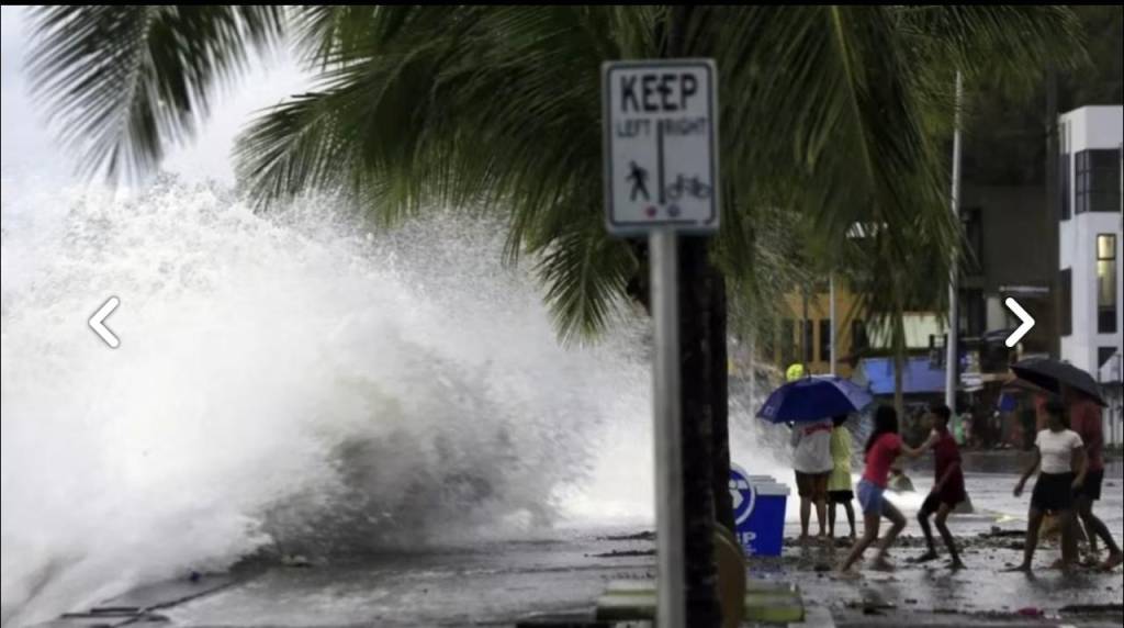 Depois de uma sequência de tempestades, as Filipinas são atingidas por um supertufão