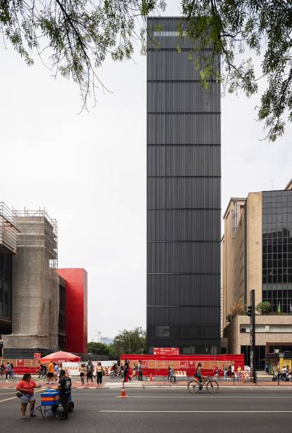 O novo prédio do Masp, em São Paulo