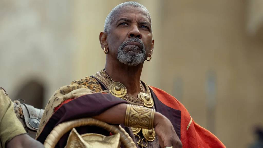 Denzel Washington em 'Gladiador 2' -