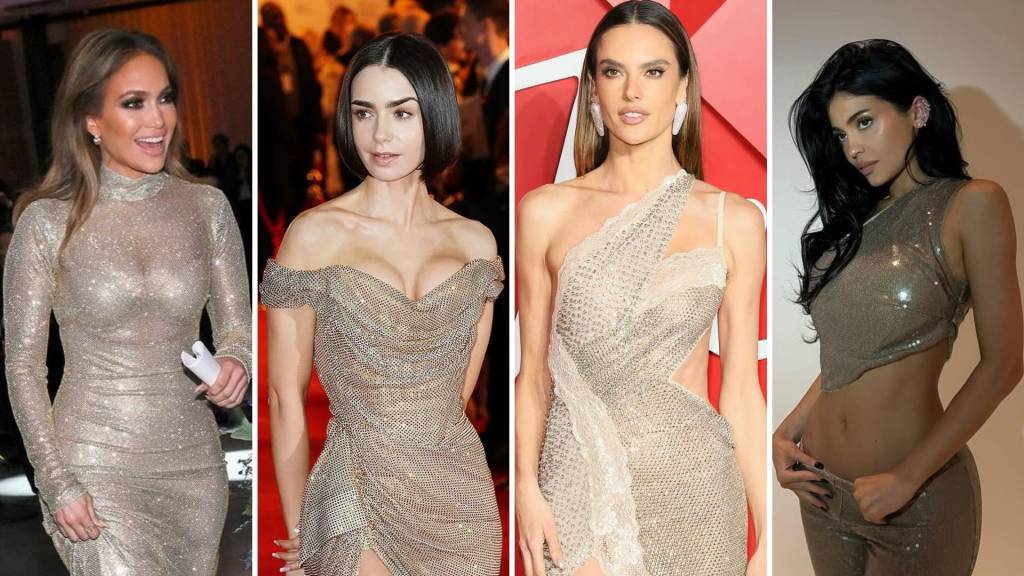 Não é vermelho: a tendência de moda favorita entre estrelas como JLo e Kylie Jenner para o look de Natal