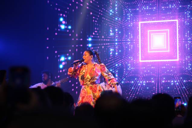 A festa teve apresentação da cantora Maria Rita A festa teve apresentação da cantora Maria Rita
