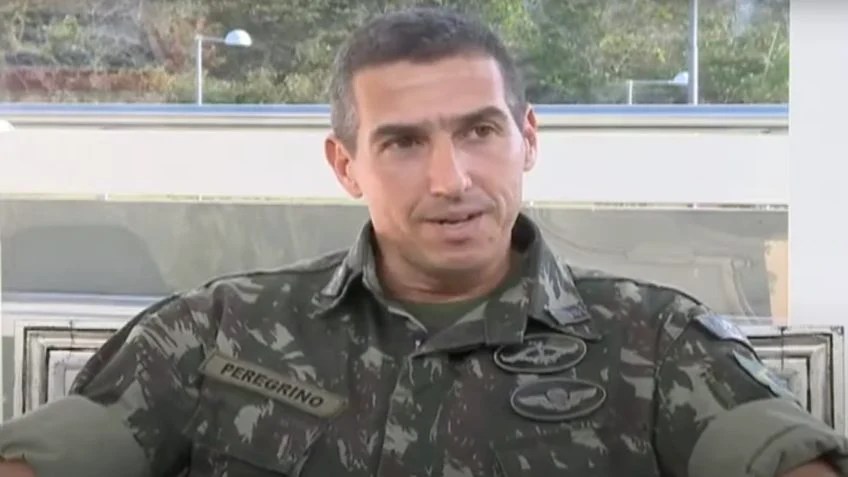 O coronel Flávio Peregrino