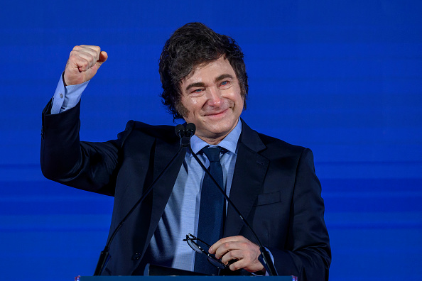 O presidente da Argentina, Javier Milei. 14/12/2024