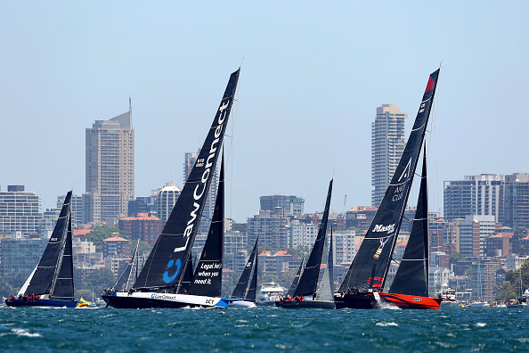 Embarcações na corrida anual de Sydney para Hobart. 26/12/2024