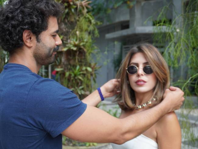 hair designer Felipe Feitosa .