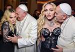 Madonna publica montagem de imagens com o Papa Francisco