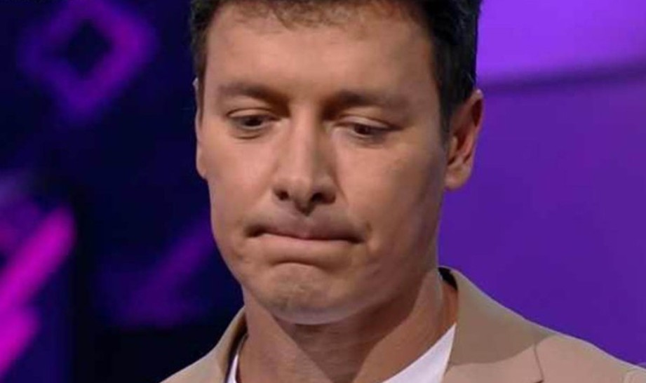 A reação de Rodrigo Faro na despedida da Record