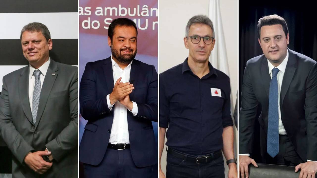 Tarcísio de Freitas, Cláudio Castro, Romeu Zema e Ratinho Jr