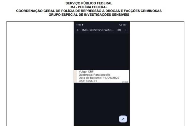 Cara-crachá do Ge de Paraisópolis, investigado pela polícia por suspeita de participar dos planos de sequestro de Moro