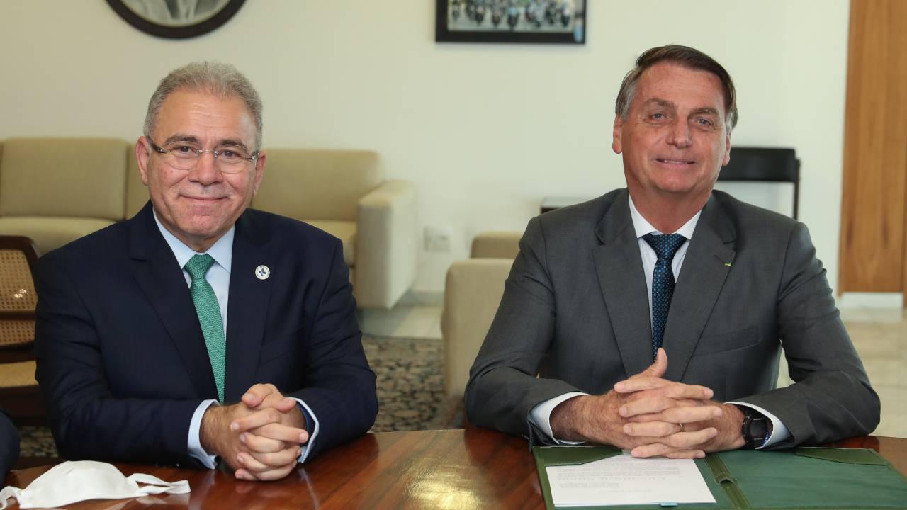 (Brasília - DF, 26/07/2021) Reunião com o Ministro da Saúde, Marcelo Queiroga. Foto: Isac Nóbrega/PR