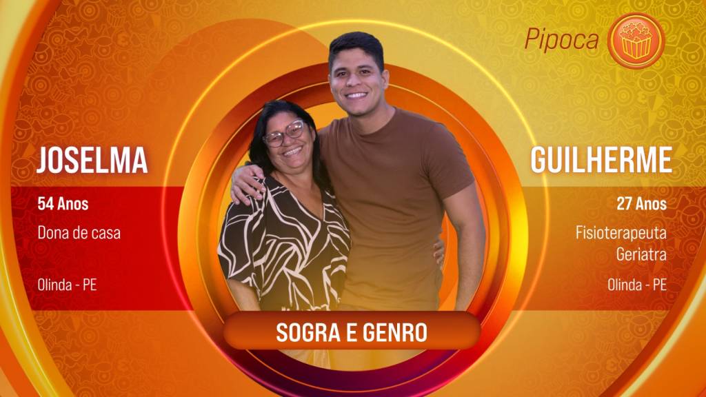 Joselma e Guilherme, do BBB 25 Joselma e Guilherme, do BBB 25