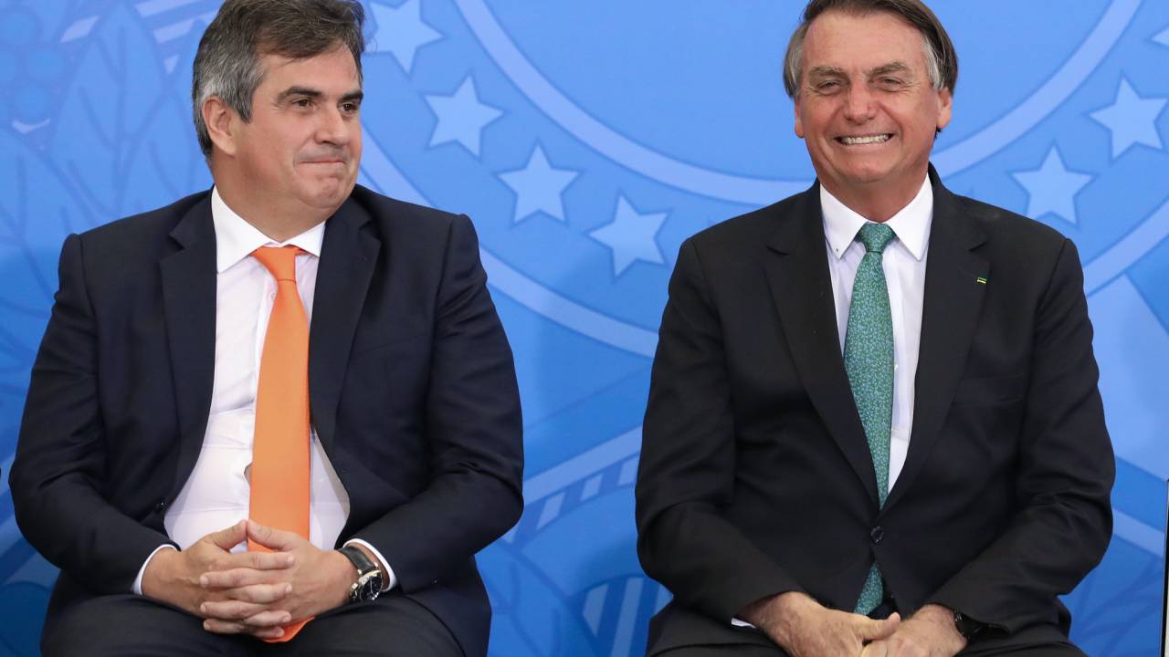 O ex-presidente Jair Bolsonaro e o ex-ministro da Casa Civil Ciro Nogueira: ofensiva contra retorno do tributo sindical