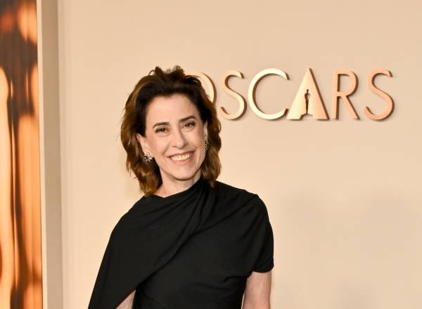 Fernanda Torres no jantar oferecido aos indicados ao Oscar 2025