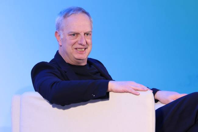 MILAN, ITALY - FEBRUARY 23: Antonio Scurati attends 