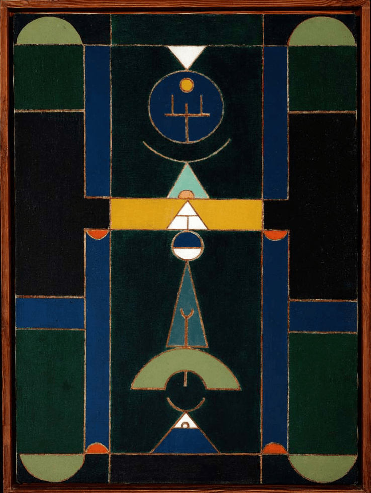 Screen Shot 2025-02-17 at 7.09.12 PM Rubem Valentim, Sem título, 1962, óleo sobre tela, 70 x 50 cm, Coleção Luís Paulo Montenegro