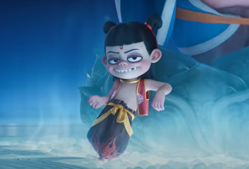 Cena do trailer do filme chinês "Ne Zha 2"