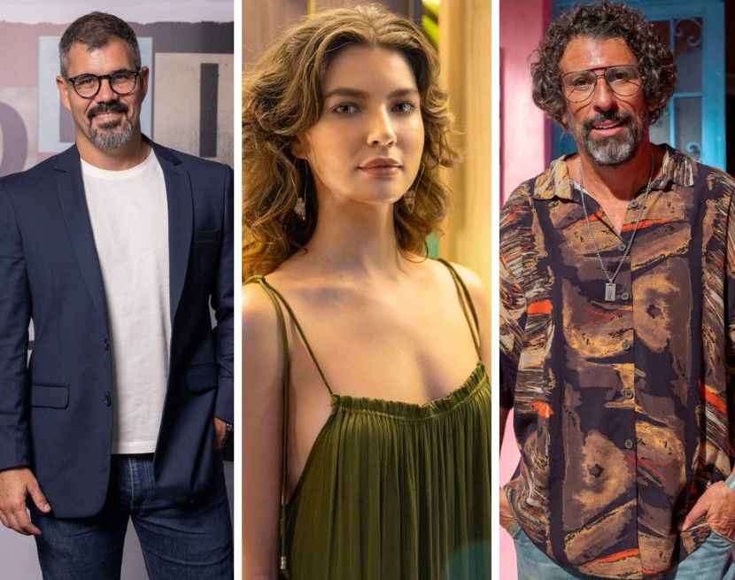 Juliano Cazarré, Alanis Guillen e Milhem Cortaz