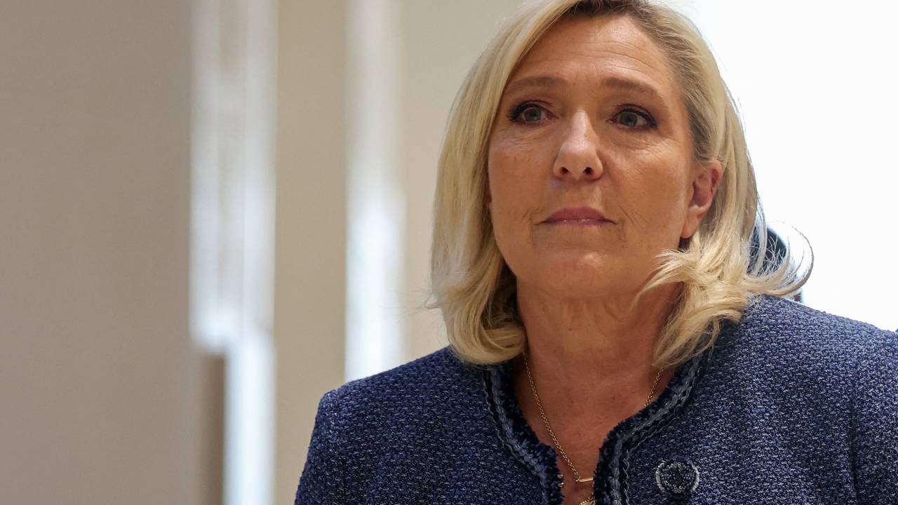 A líder de extrema direita da França, Marine Le Pen. 31/03/2025