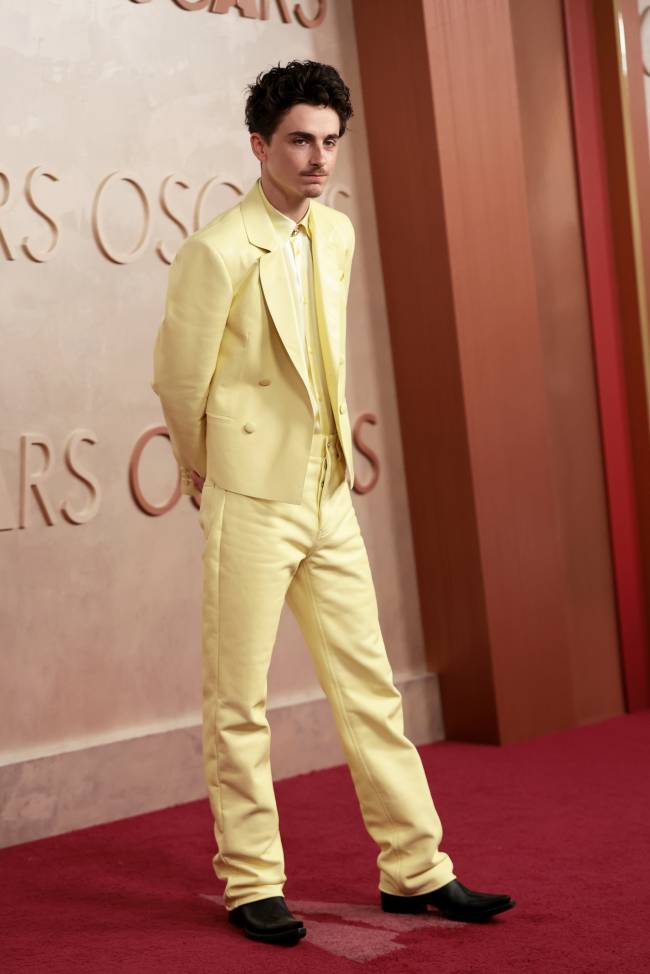 97th Annual Oscars – Arrivals Timothée Chalamet no Oscar 2025