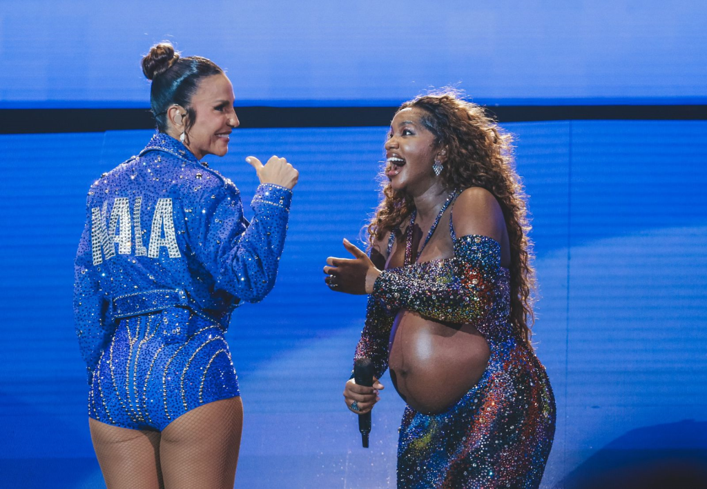 Ivete Sangalo e Iza farão show juntas em festival gratuito da TIM em SP