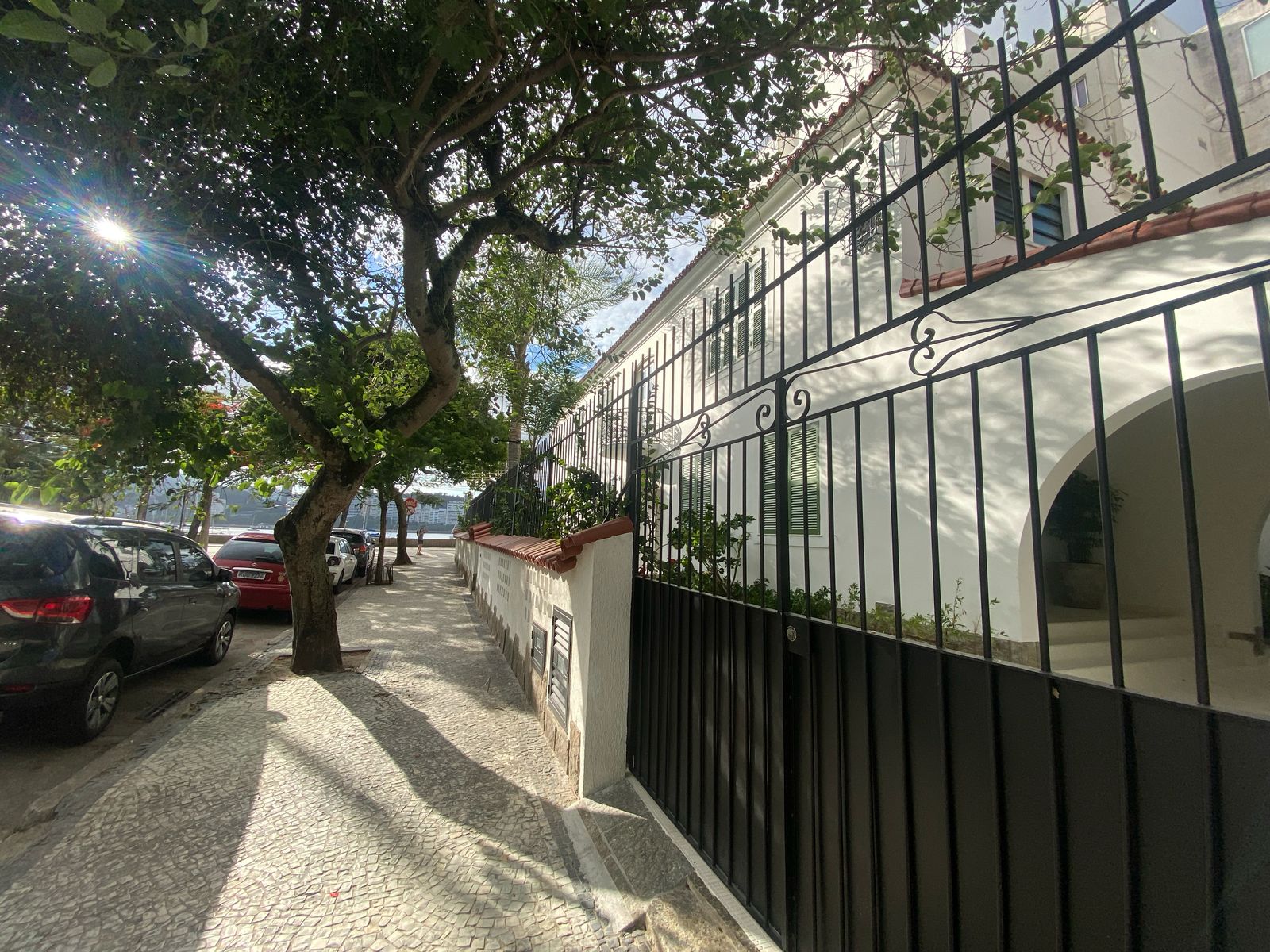 A casa na Urca, Zona Sul do Rio, onde foi gravado o filme 
