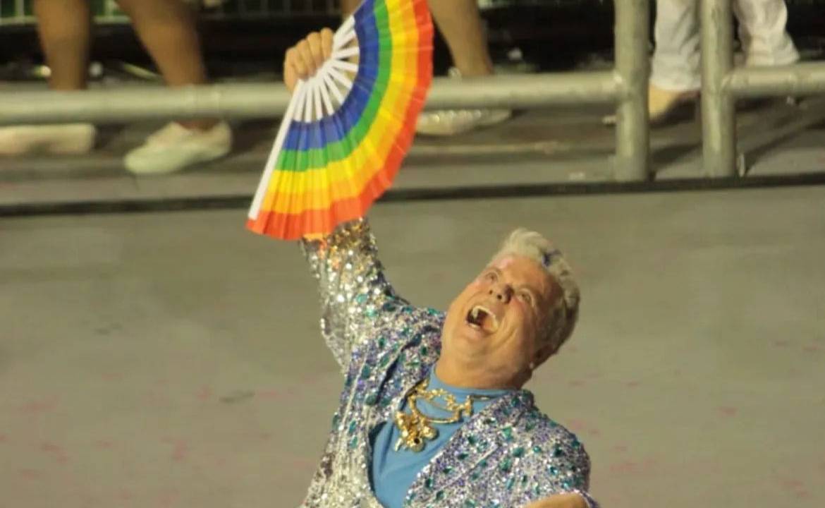 Alegria e autenticidade: Milton Cunha ganhou protagonismo na cobertura do Carnaval 2025.