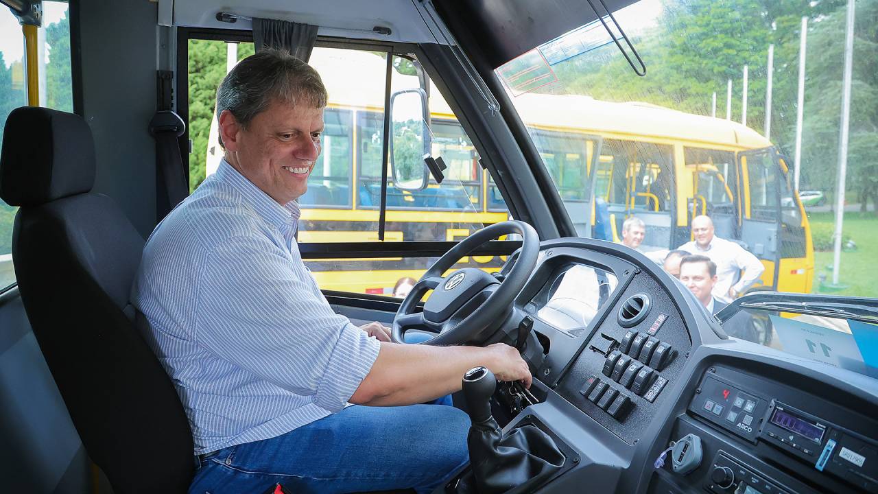 NO COMANDO - O governador de São Paulo: recado a aliados e assessores de que o seu plano de gestão tem oito anos