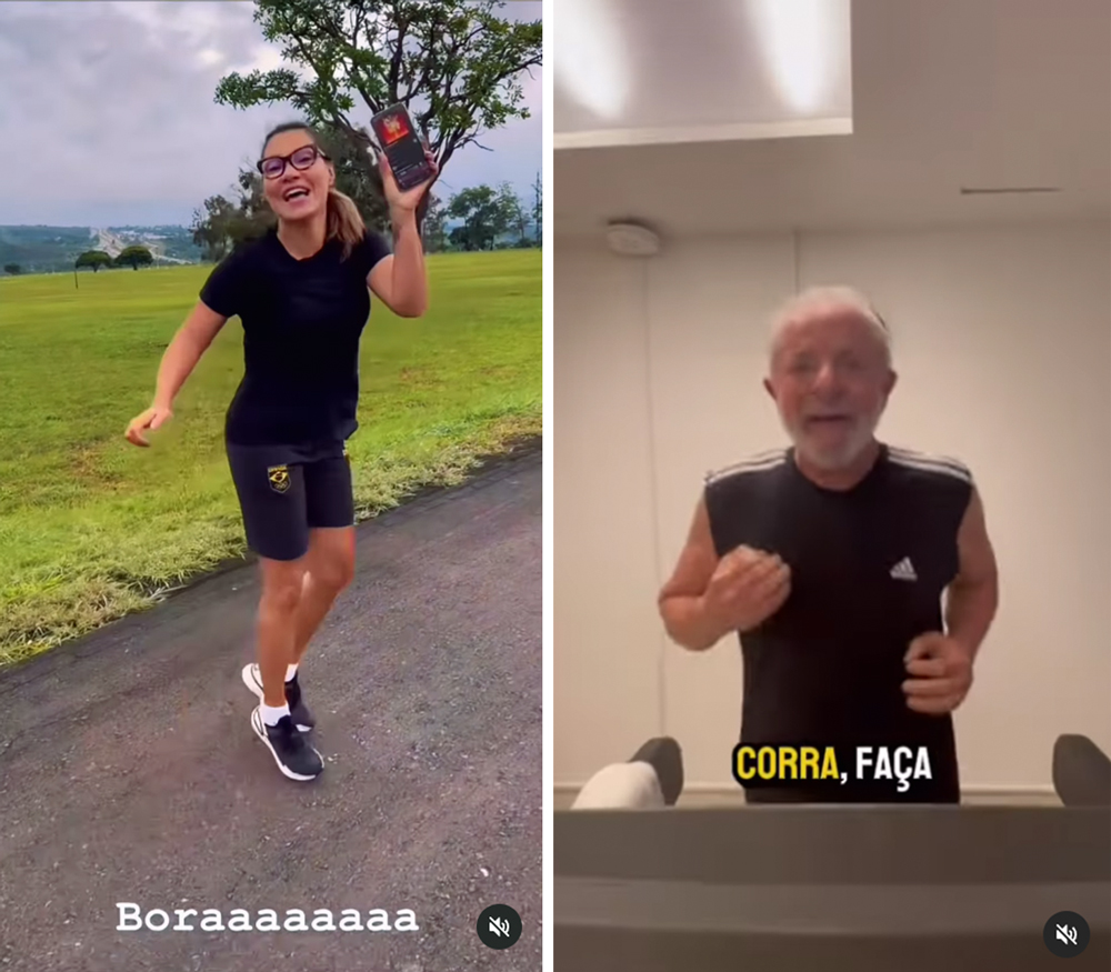 2D-(2)—JANJA—dancinha—frame-sinal-som-inferior-f.png VIDA DIFÍCIL - Lula e Janja: conselhos de saúde, exercícios e dancinhas ainda não surtiram efeito na queda de popularidade