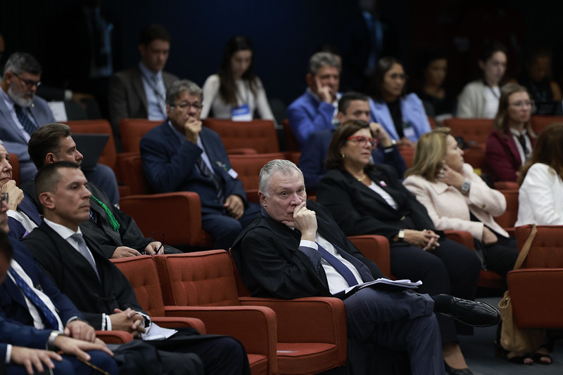 O advogado Eugênio Aragão durante julgamento no STF